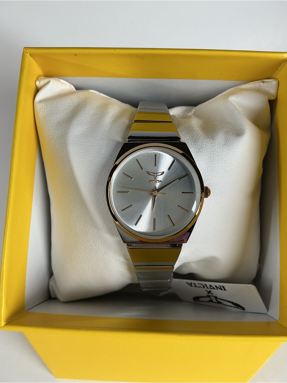 Invicta Two-Tone Silver and Gold Slim Women's Bracelet Watch - 69046